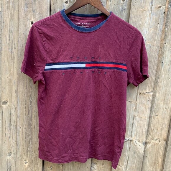 Tommy Hilfiger BIG LOGO T Shirt Small - Picture 1 of 2